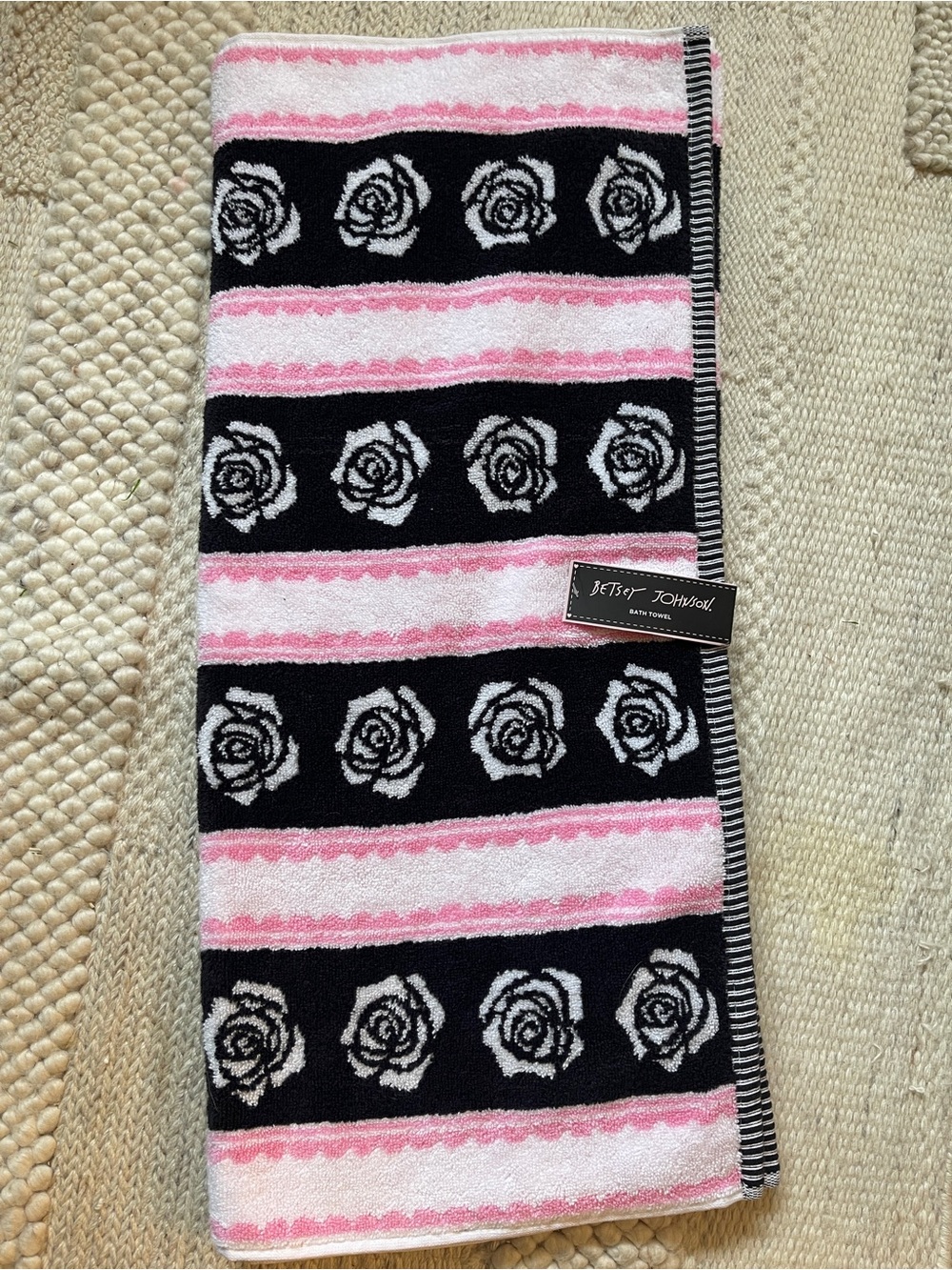 Betsey Johnson Bath Towel.